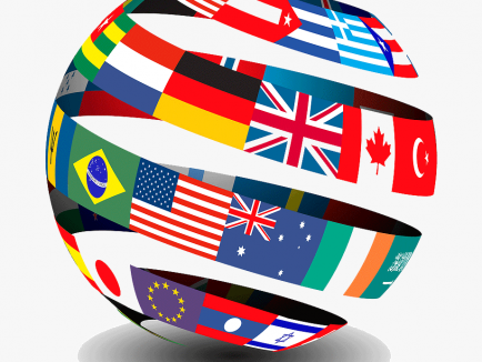 maps on globe